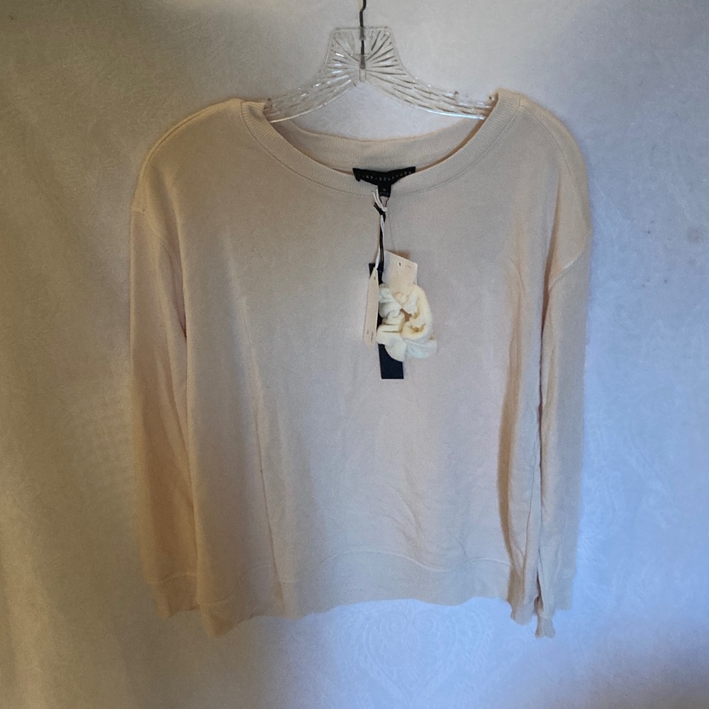 Jane and Delancey Cream Long Sleeve Top